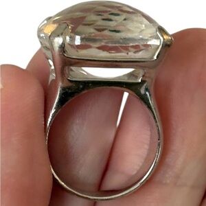 Authentic Swarovski Merlin Ring Size 52/6 with Some Wear